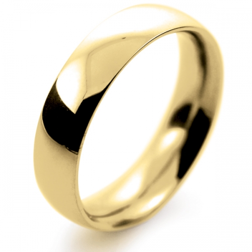 Court Very Heavy -  5mm (TCH5Y-Y) Yellow Gold Wedding Ring